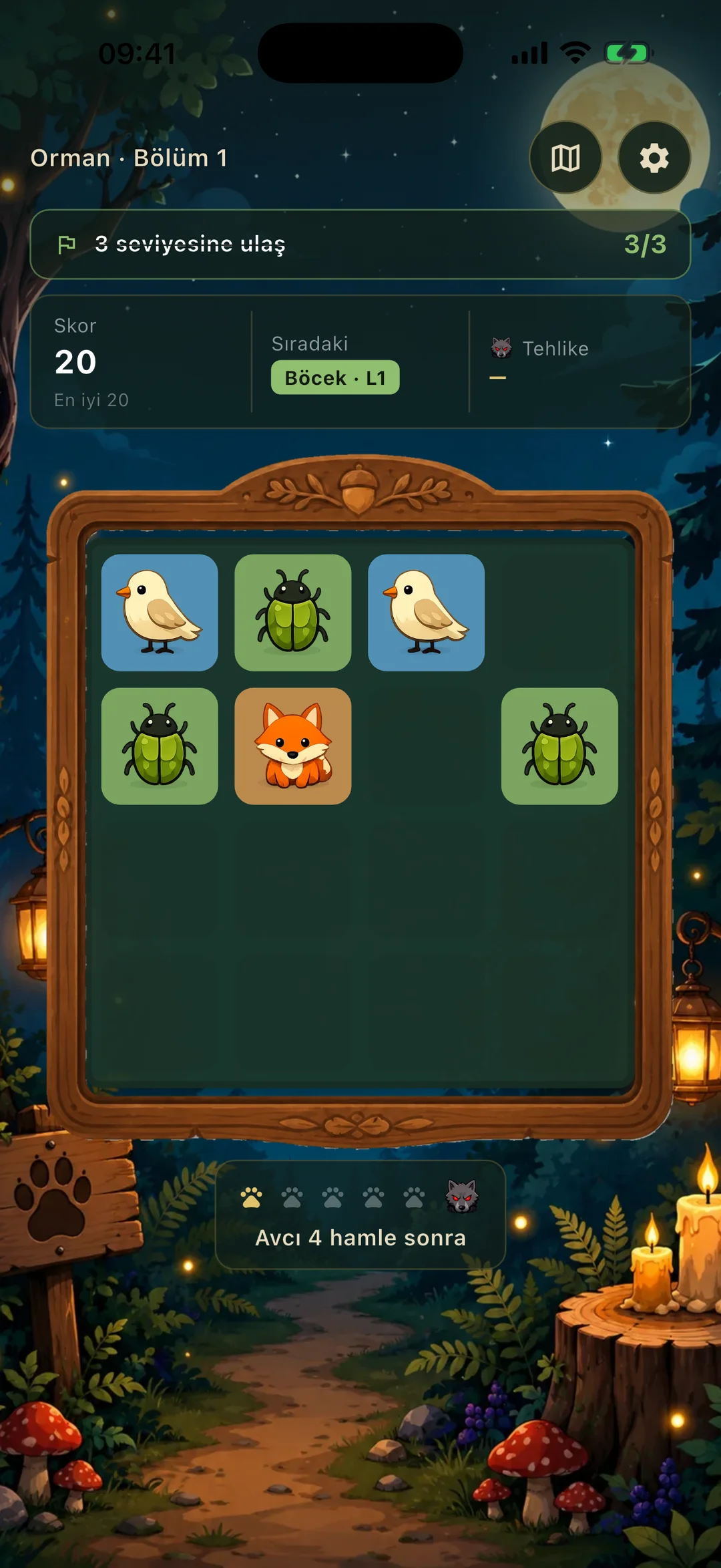 Night Forest progression